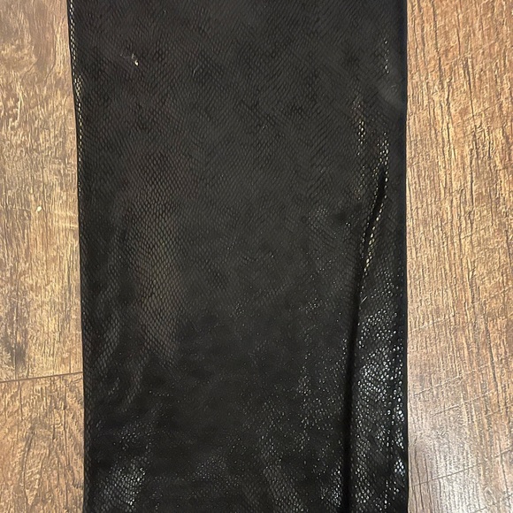 Leather/Suede Black pant - Picture 3 of 4